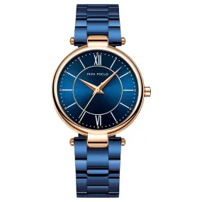 Fashion Japanese movement waterproof steel band ladies quartz watch