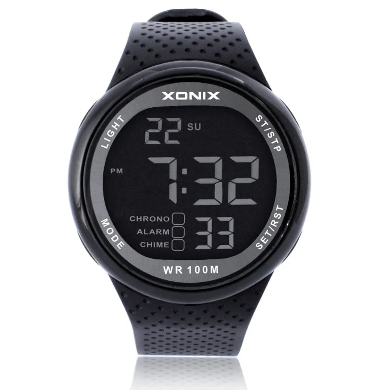 Fashion Men Sports Watches Waterproof 100m Outdoor Fun Digital Watch