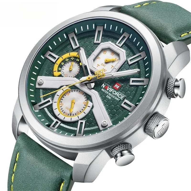 Fashion NAVIFORCE Mens Watches Top Brand Luxury Military Quartz Watch