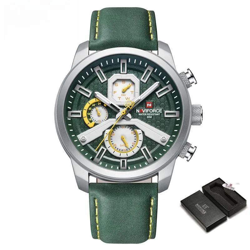 Fashion NAVIFORCE Mens Watches Top Brand Luxury Military Quartz Watch