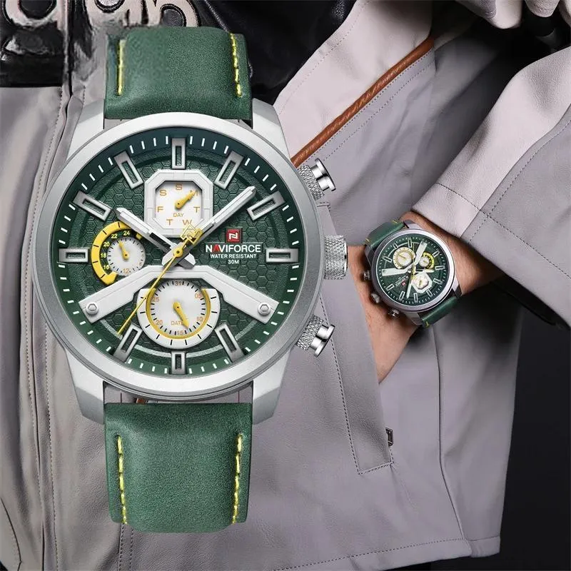 Fashion NAVIFORCE Mens Watches Top Brand Luxury Military Quartz Watch