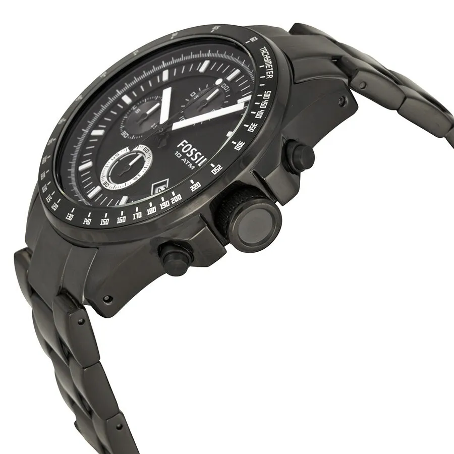 Fossil Chronograph Black Ion-plated Men's Watch CH2601
