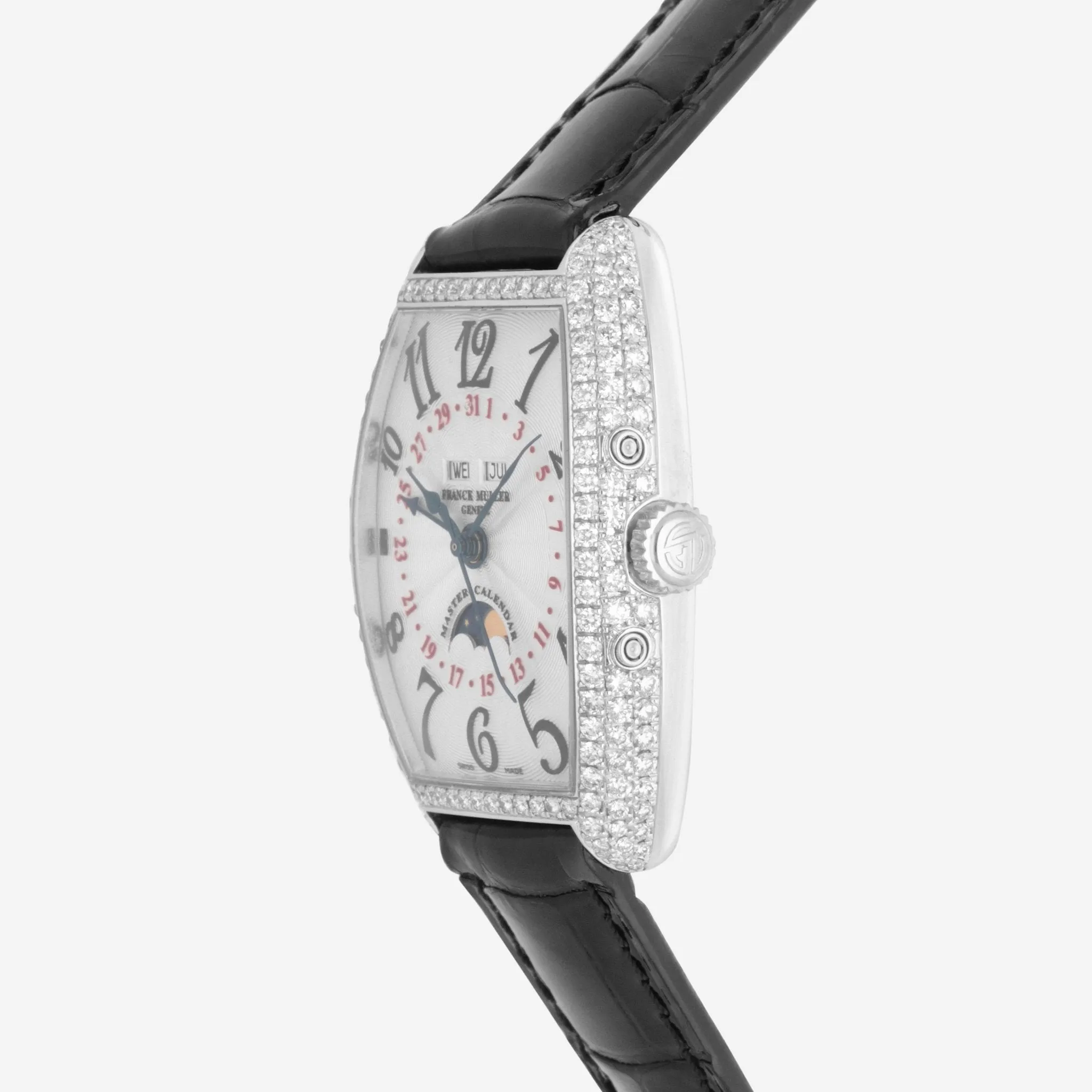 Franck Muller Cintrée Curvex Stainless Steel Automatic Ladies Watch 2852MCLDACBLA
