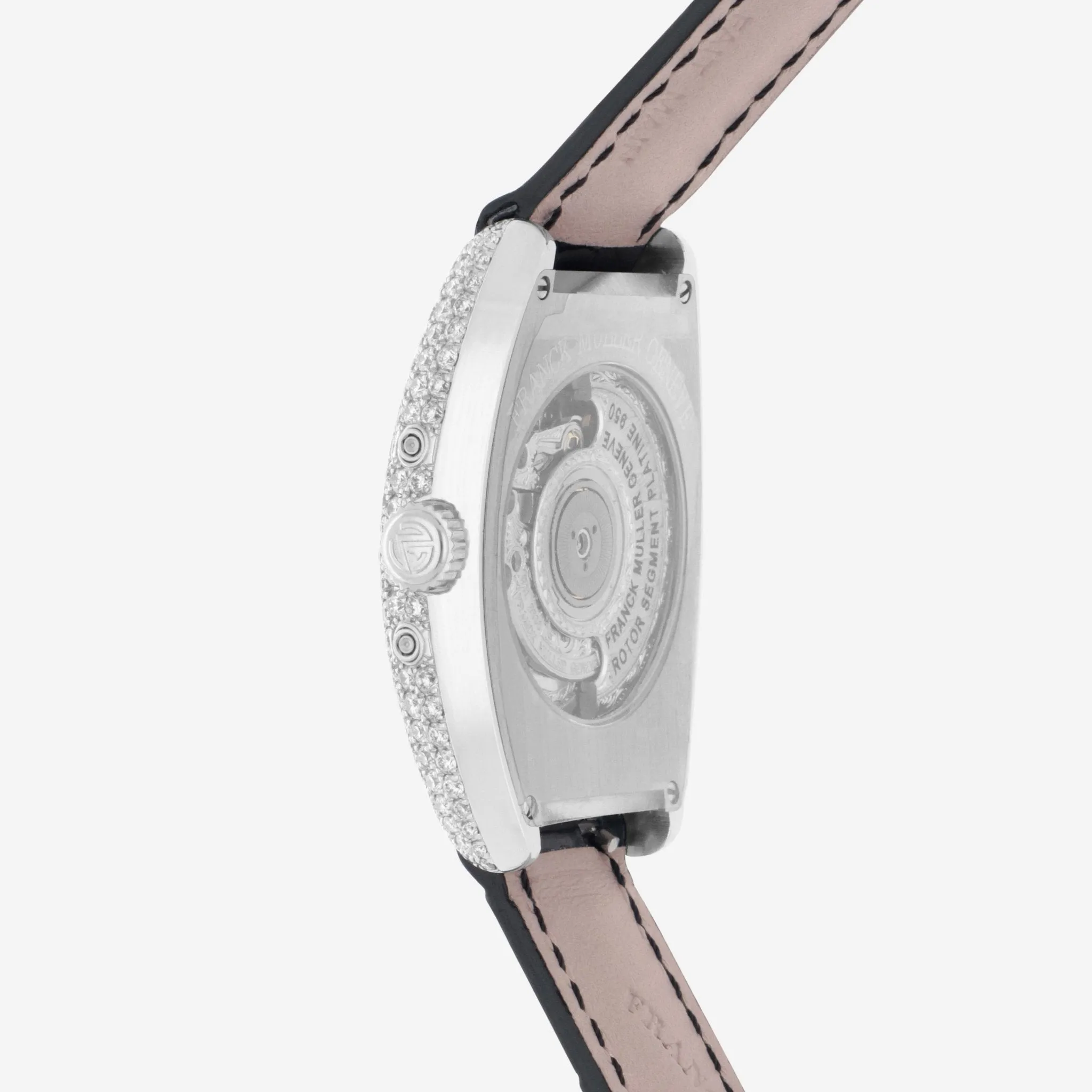Franck Muller Cintrée Curvex Stainless Steel Automatic Ladies Watch 2852MCLDACBLA