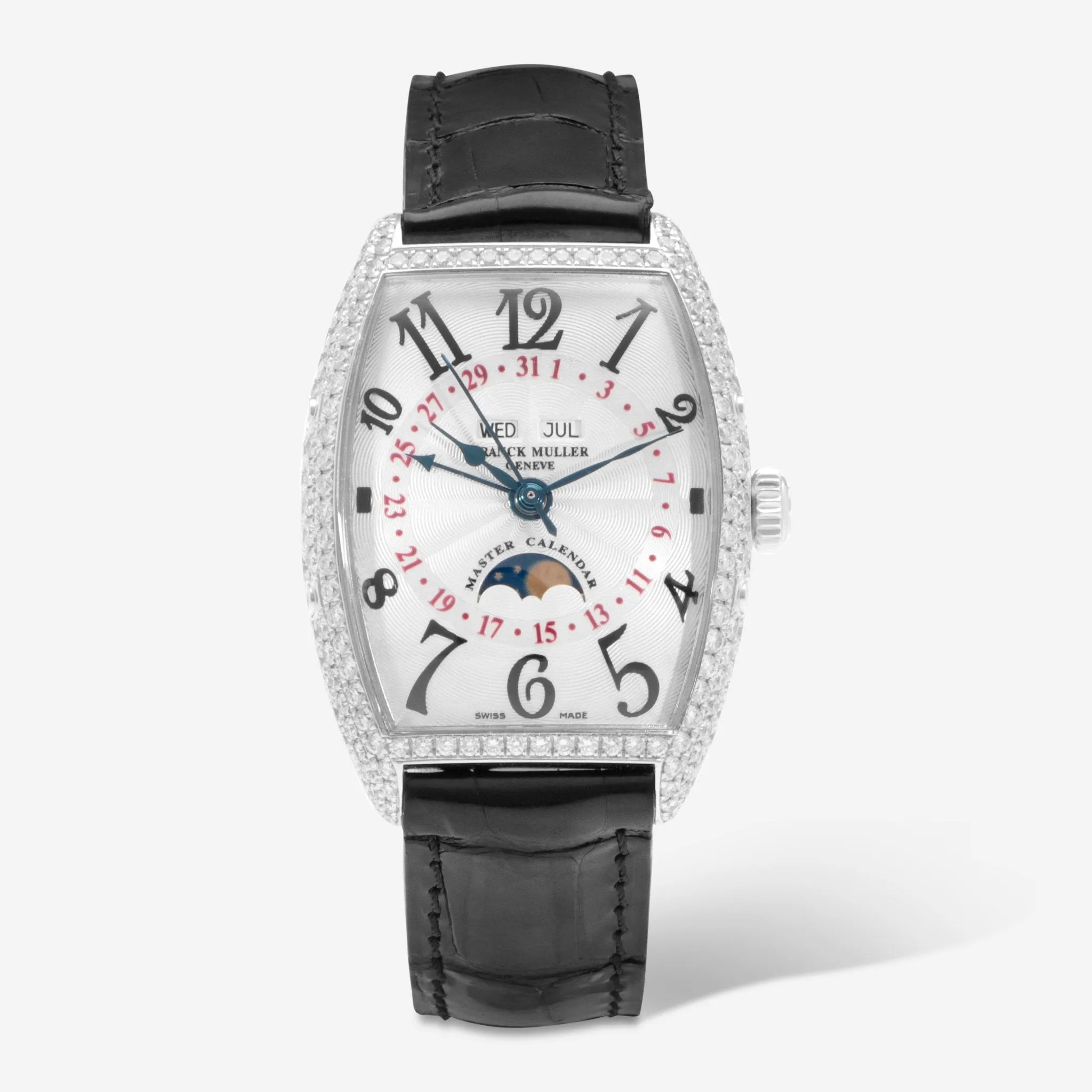 Franck Muller Cintrée Curvex Stainless Steel Automatic Ladies Watch 2852MCLDACBLA