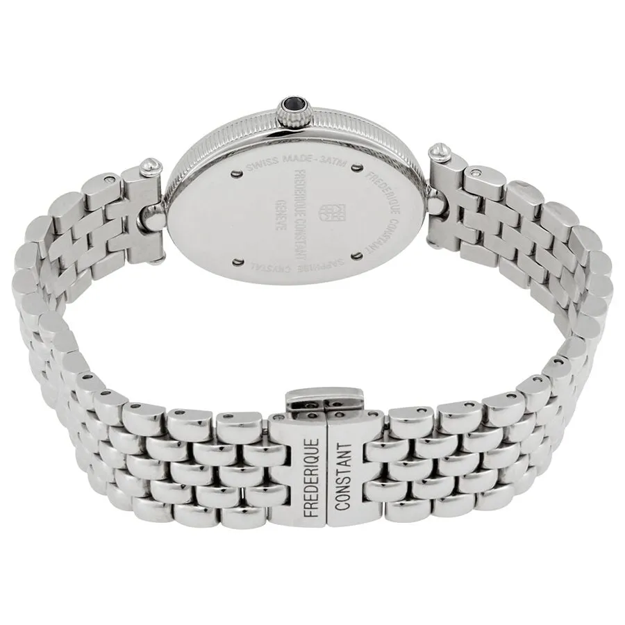 Frederique Constant Art Deco Quartz Diamond Black Dial Ladies Watch FC-200MPB2VD6B