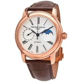 Frederique Constant Classic Moonphase Automatic Silver Dial Men's Watch FC-712MS4H4