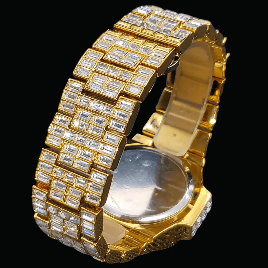 Fully Lab Diamond Iced Out Diamond Watch
