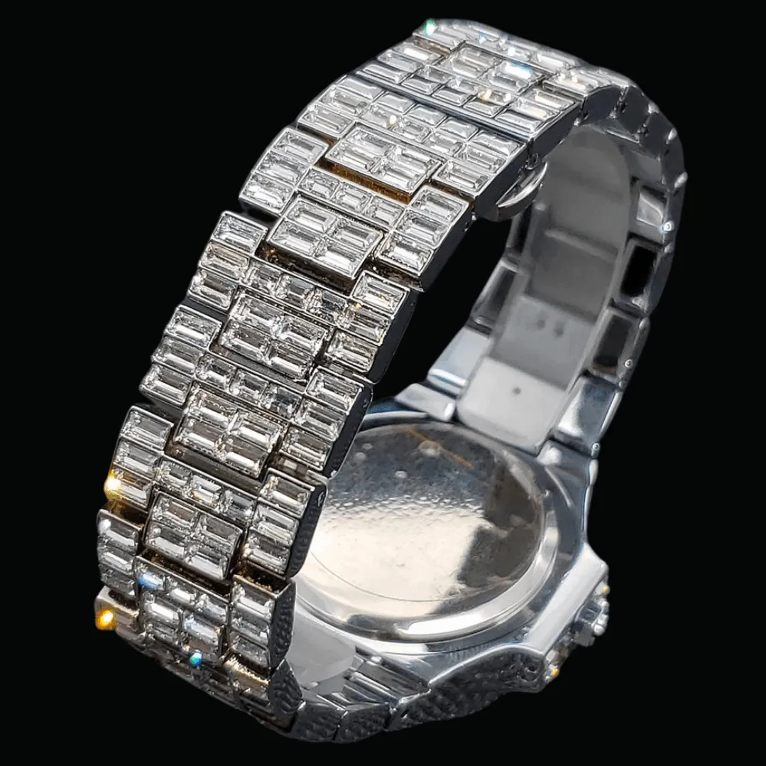 Fully Lab Diamond Iced Out Diamond Watch