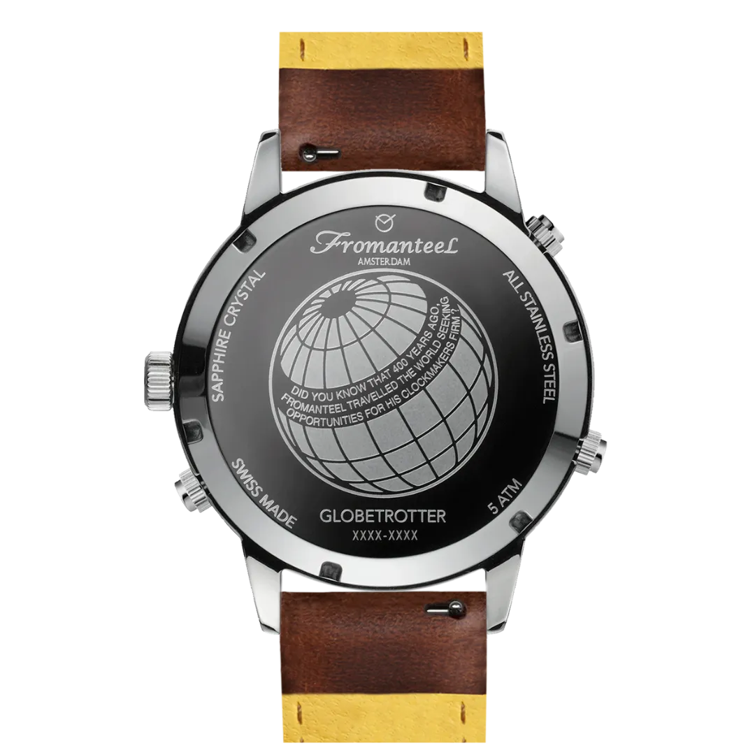 Globetrotter Moon Phase White