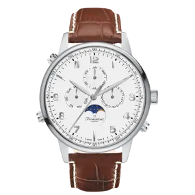 Globetrotter Moon Phase White