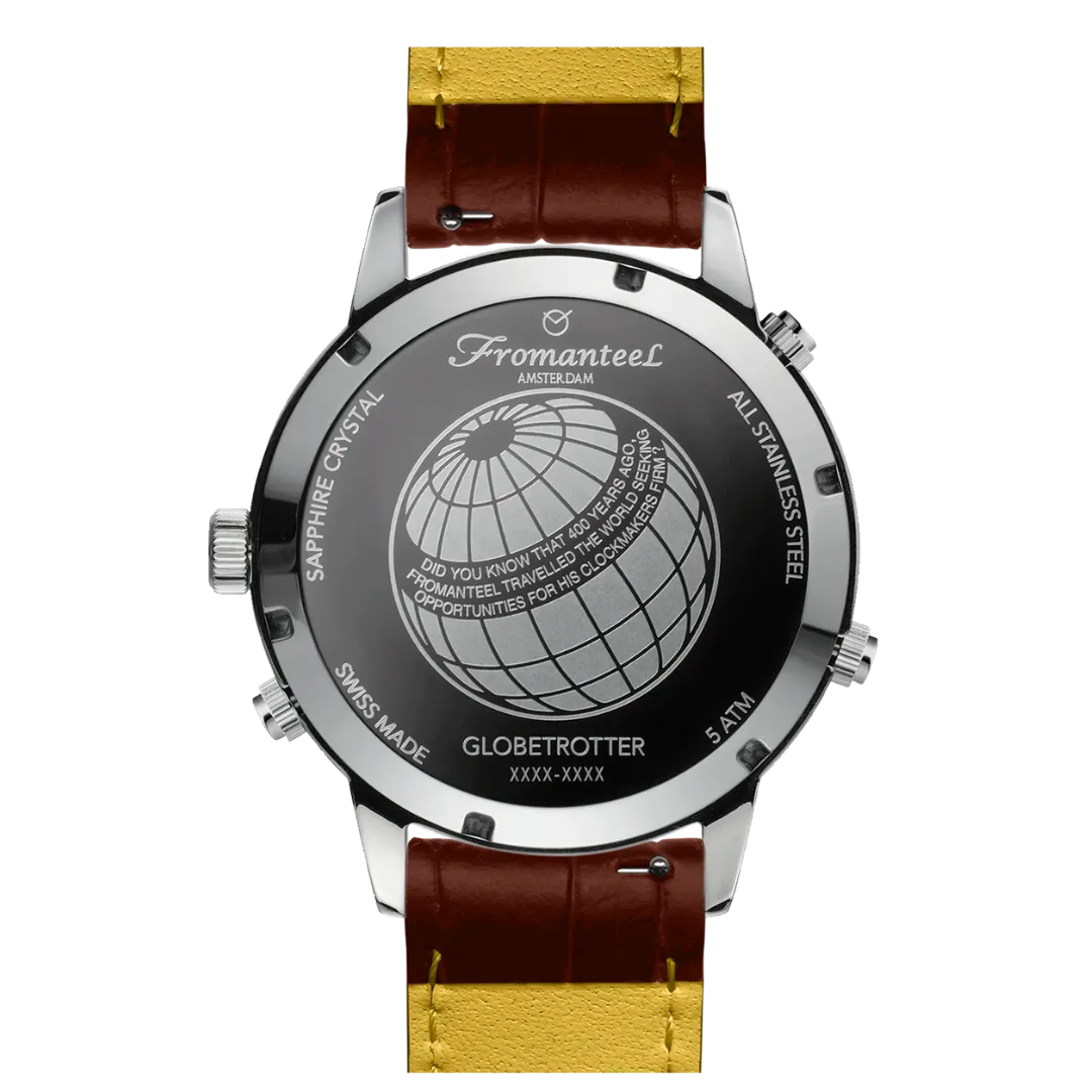 Globetrotter Moon Phase White