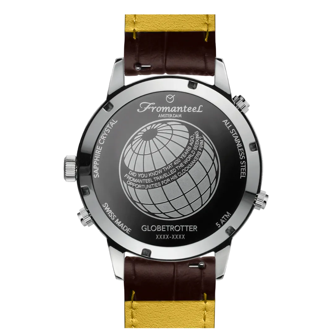 Globetrotter Moon Phase White