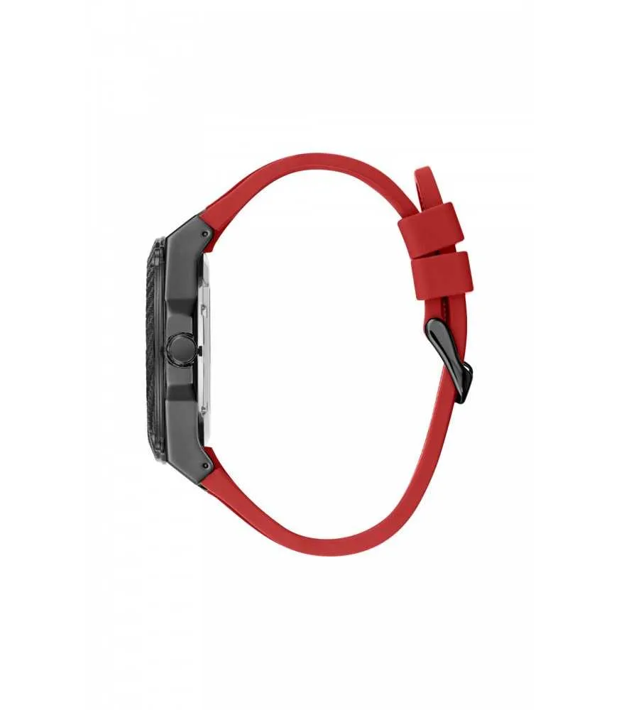 Guess Legacy Red Silicone Band Men's Watch W1049G6