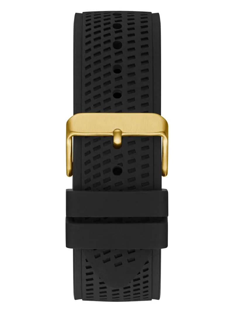Guess Tachymeter Gold Tone Case Men's Watch GW0333G2
