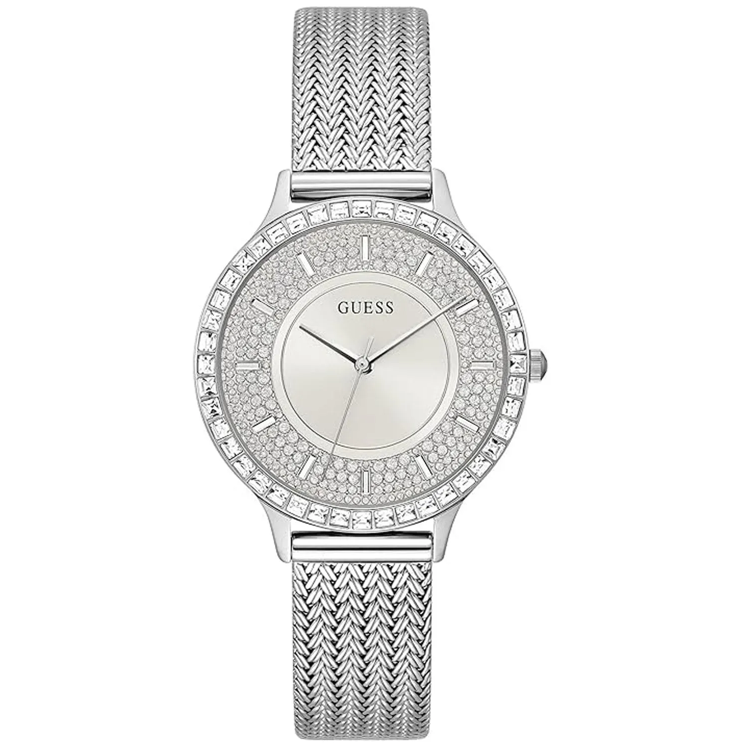 Guess Women's Soiree Silver Dial Watch - GW0402L1