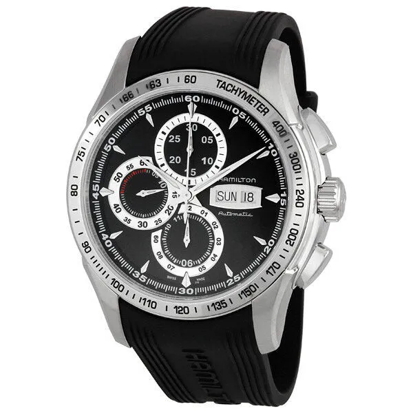 Hamilton Jazzmaster Lord Hamilton Black Dial Chonograph Tachymeter Men's Watch H32816331