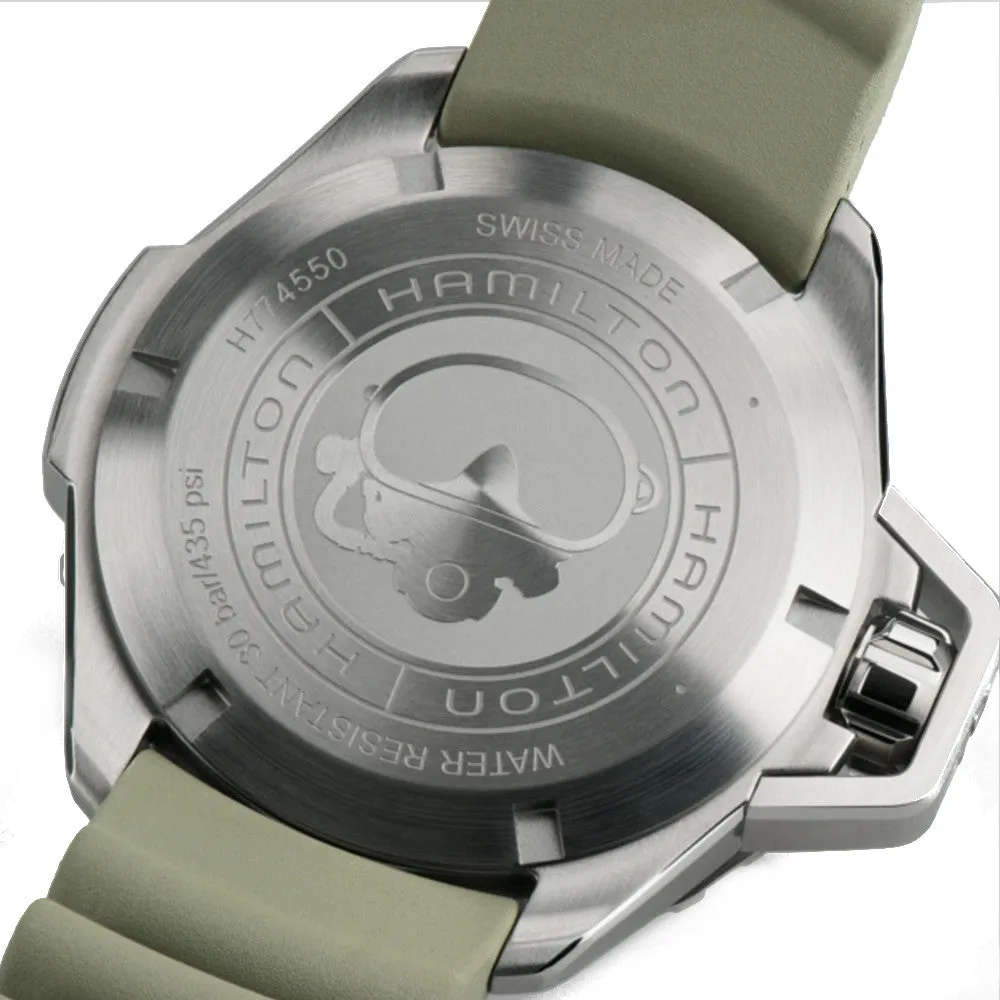 HAMILTON - Khaki Navy Frogman Auto | H77455331