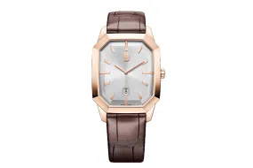 Harry Winston Emerald Quartz Men's 18kt Rose Gold Watch EMEQHD33RR001