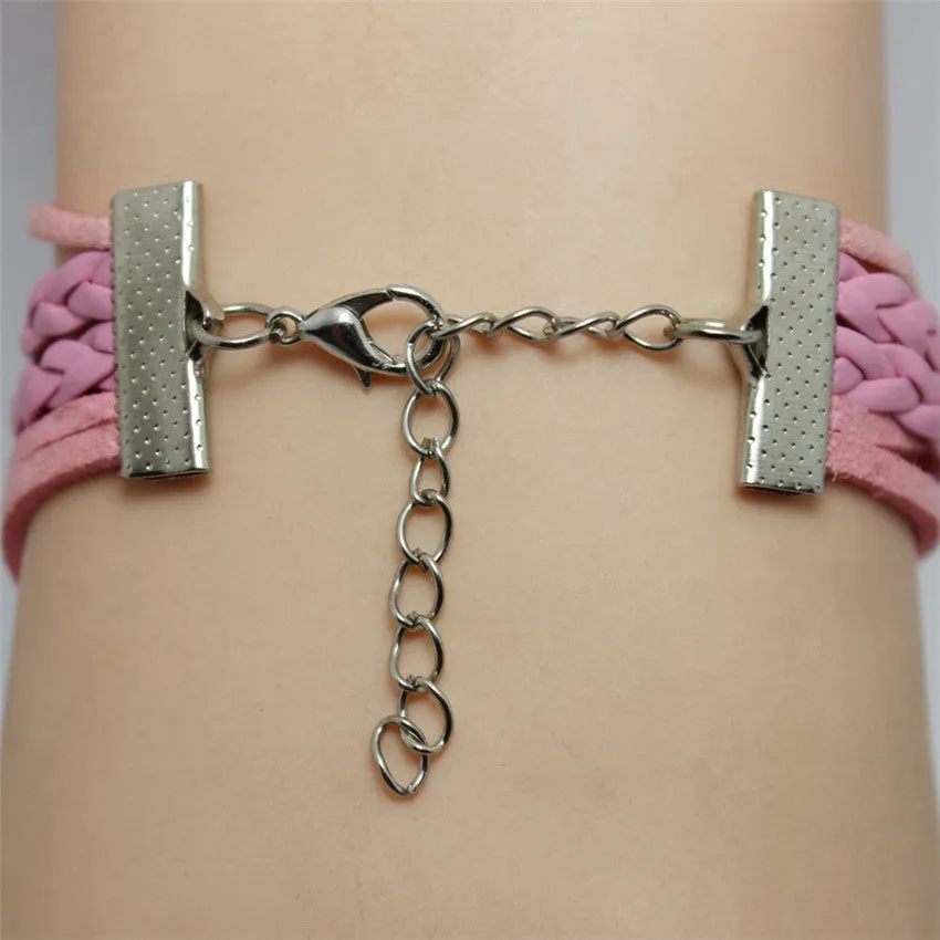 Heart-shaped Love Woven Multi-layer Watch