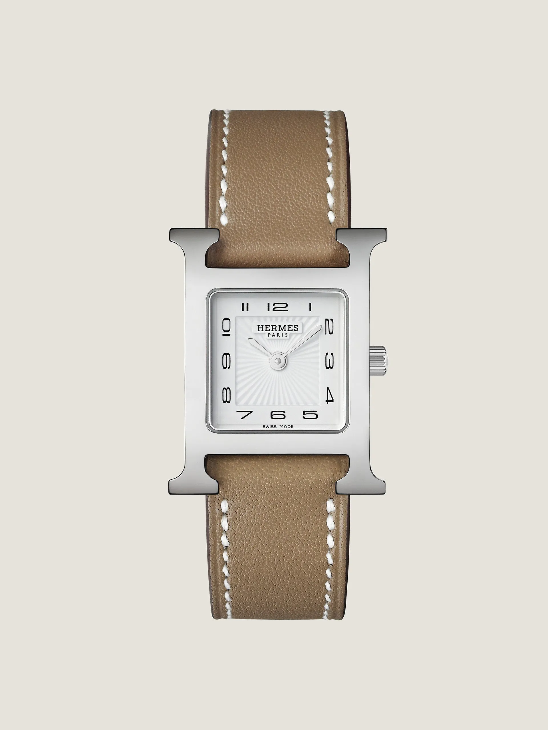 Heure H Watch small model in Étoupe