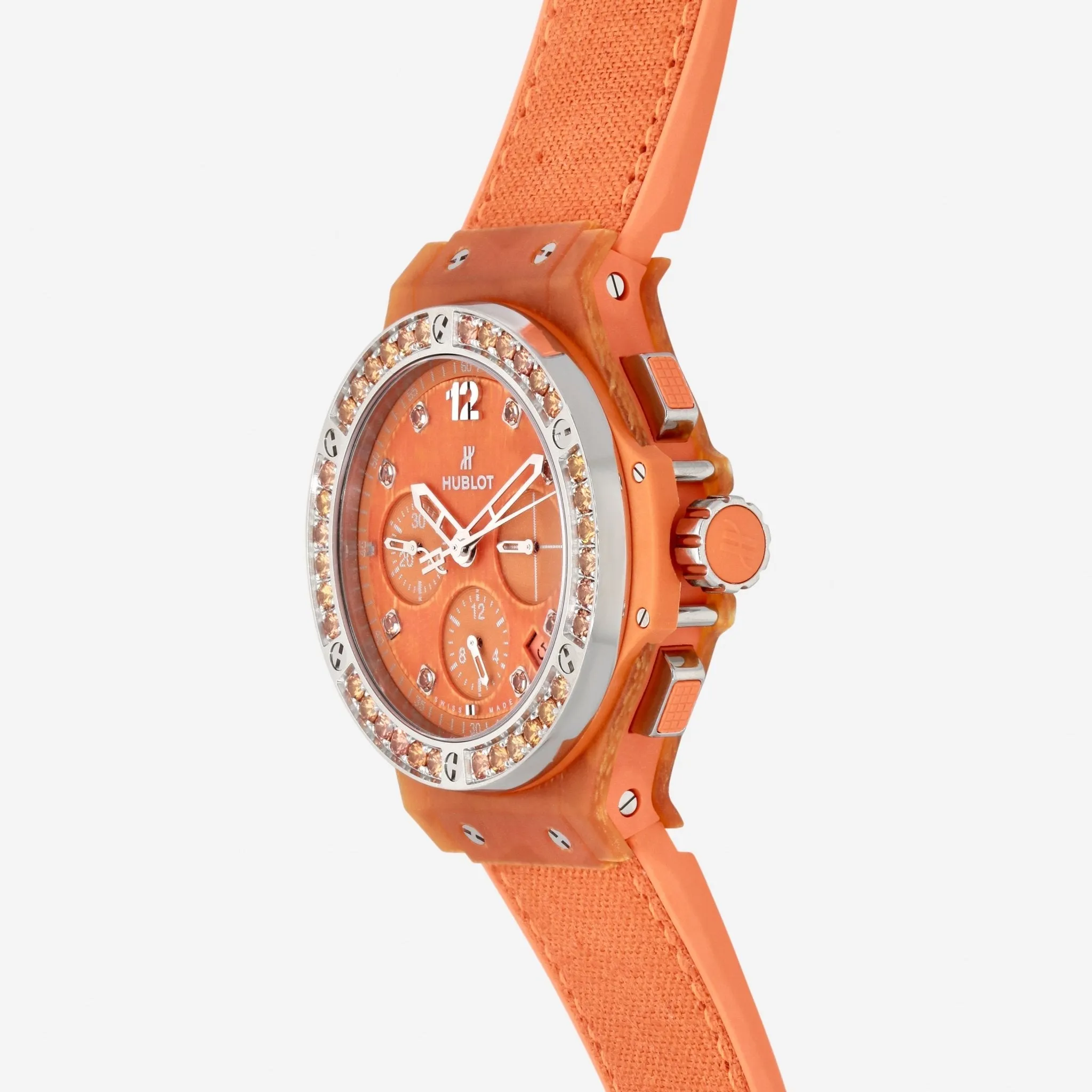 Hublot Big Bang Tutti Frutti Linen Automatic Ladies Watch 341.XO.2770.NR.1206