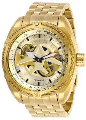 Invicta Aviator Automatic Gold Dial Yellow Gold-tone Men's Watch 28211