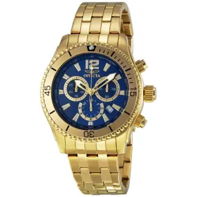 Invicta II Gold Tone Chronograph Tachymeter Men's Watch 0623