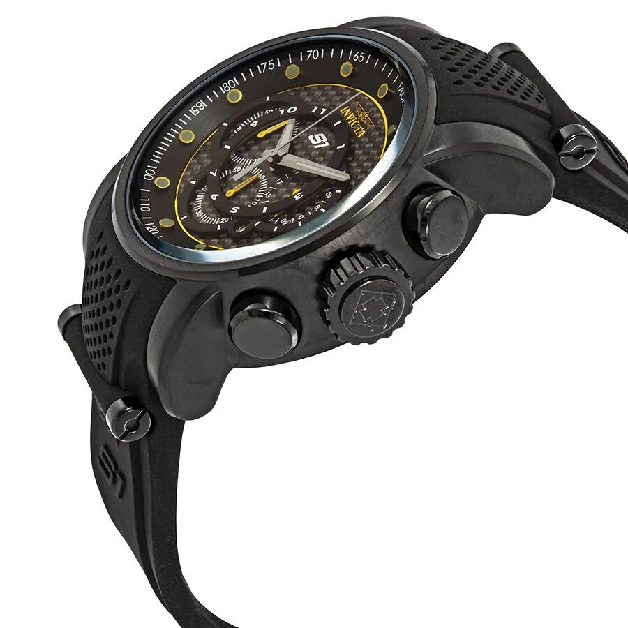 Invicta S1 Rally Chronograph Black Carbon Fiber Dial Men's Watch 19324