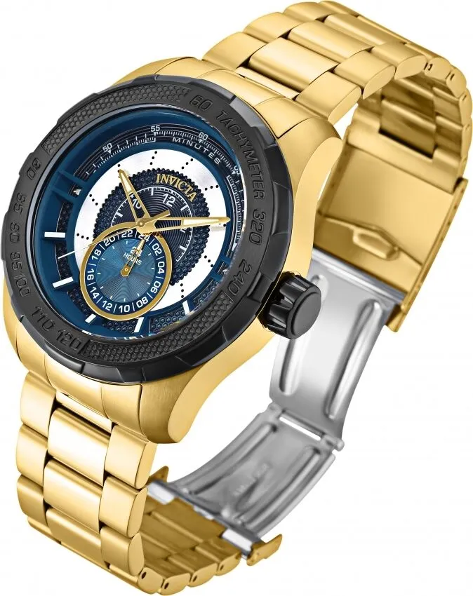 Invicta S1 Rally Quartz Blue and Silver Dial Men's Watch 30573