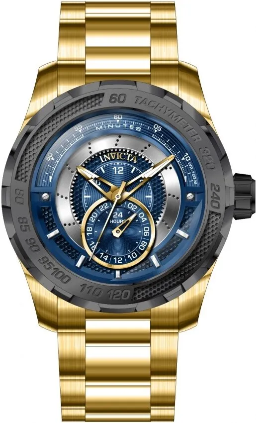 Invicta S1 Rally Quartz Blue and Silver Dial Men's Watch 30573