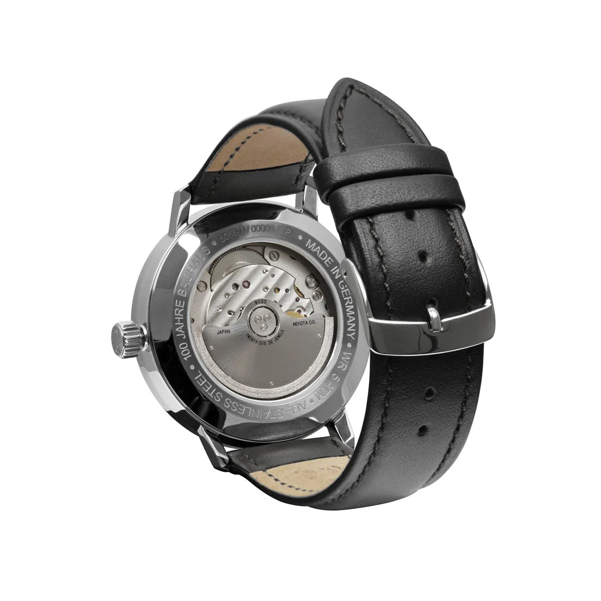 IRON ANNIE AUTOMATIC WATCH WITH POWER RESERVE INDICATOR AND LEATHER STRAP