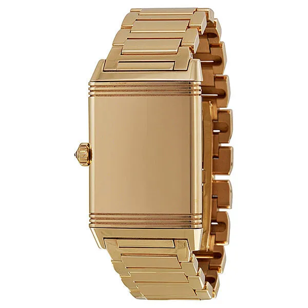 Jaeger LeCoultre Grande Reverso Silver Dial 18kt Rose Gold Ladies Watch Q3202121