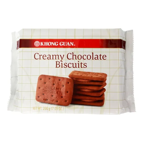 KHONG GUAN Creamy Chocolate Biscuits 康元 朱古力夾心餅 200G
