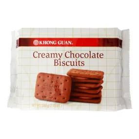 KHONG GUAN Creamy Chocolate Biscuits 康元 朱古力夾心餅 200G
