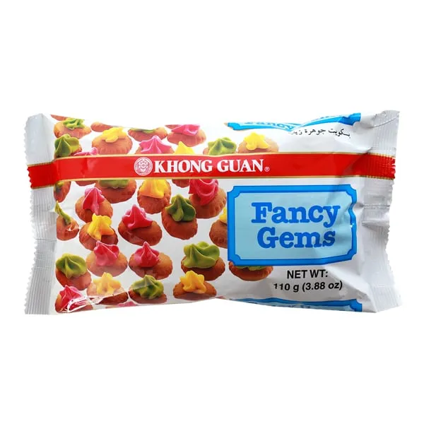 KHONG GUAN Fancy Gem Cookies 康元 花占餅 110G
