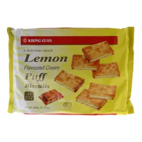 KHONG GUAN Lemon Puff Biscuits (12 Mini Packs) 康元 檸檬酥餅 260G