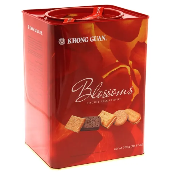 KHONG GUAN (Tin) Blossoms Biscuit Assortment 康元 Blossoms什錦餅 700G