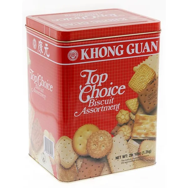 KHONG GUAN (Tin) Top Choice Biscuit Assortment 康元 頂選什錦餅 1.2kg