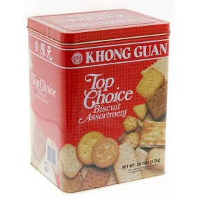 KHONG GUAN (Tin) Top Choice Biscuit Assortment 康元 頂選什錦餅 1.2kg
