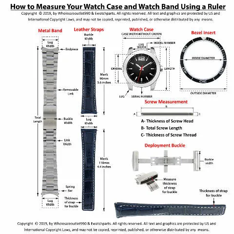 LINK FOR 31MM ROLEX OYSTER WATCH BAND 78350 MIDSIZE JR  FOR FIT 17MM LUGS BAND