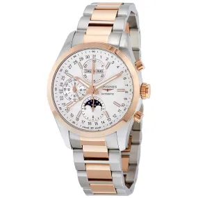 Longines Classic Conquest Chronograph Silver Dial Men's Watch L27985727 l2.798.5.72.7