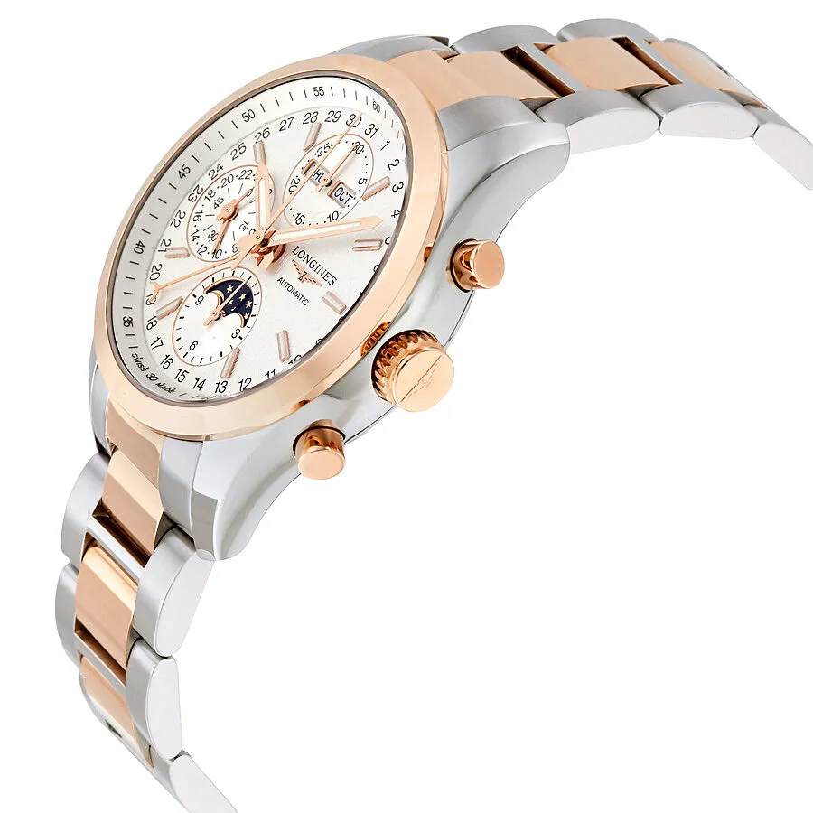Longines Classic Conquest Chronograph Silver Dial Men's Watch L27985727 l2.798.5.72.7