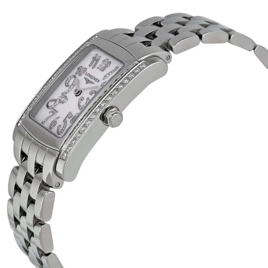 Longines Dolce Vita Mother of Pearl Diamond Dial Stainless Steel Ladies Watch L5.502.0.97.6
