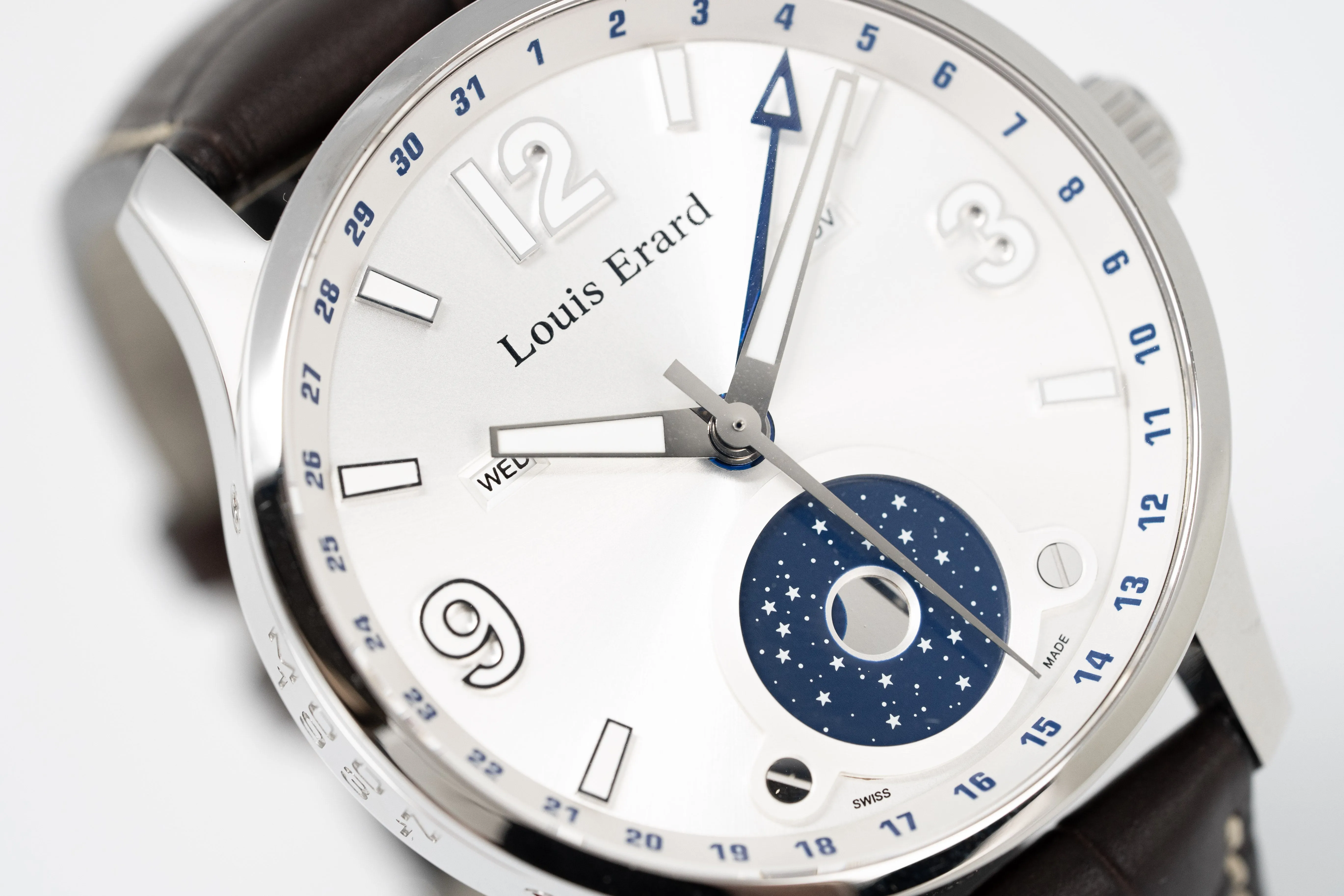 Louis Erard Watch Men's Automatic 1931 Moon Phase White 48223AA01.BDC52
