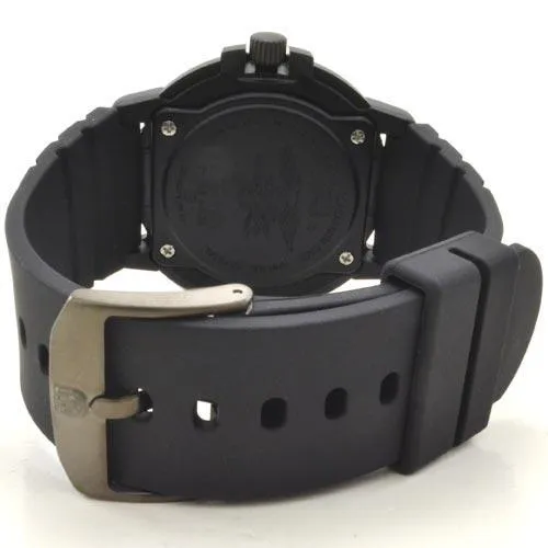 Luminox Men's Black Strap Watch - Blackout Navy Seal Black Dial Dive | 3001.BO