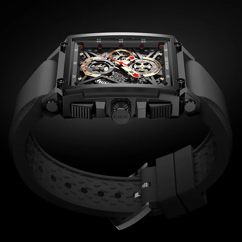 Luxury Waterproof Quartz Square Wrist Watches
