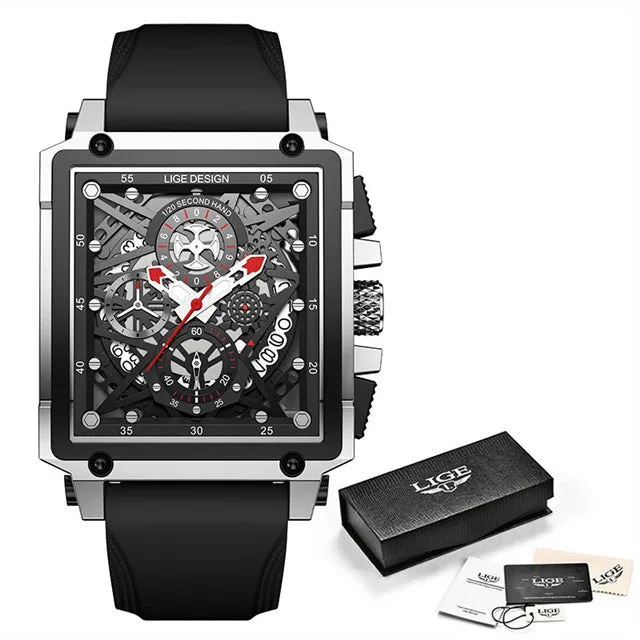 Luxury Waterproof Quartz Square Wrist Watches