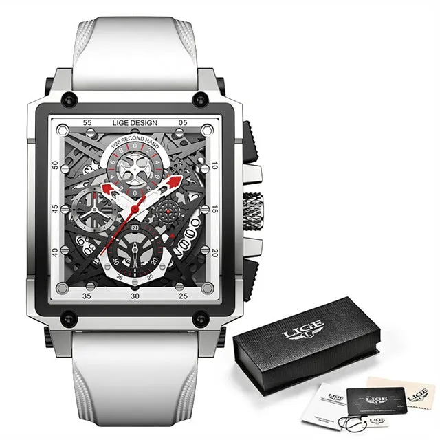Luxury Waterproof Quartz Square Wrist Watches