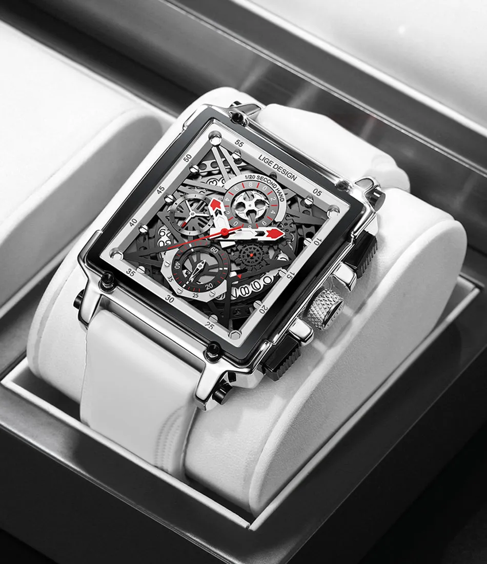 Luxury Waterproof Quartz Square Wrist Watches
